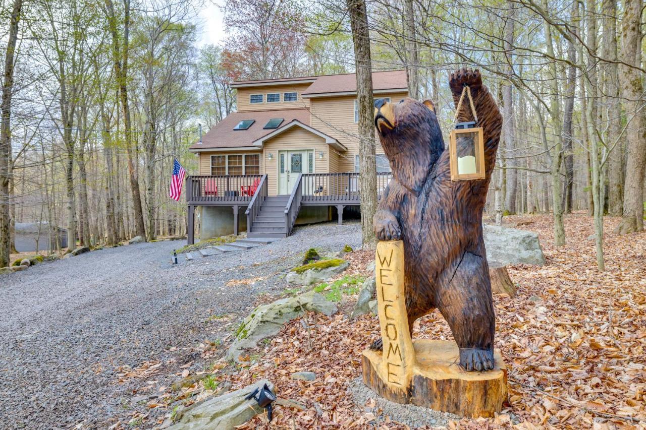 Cozy Big Bass Lake Home With Hot Tub And Game Room! Gouldsboro Екстер'єр фото