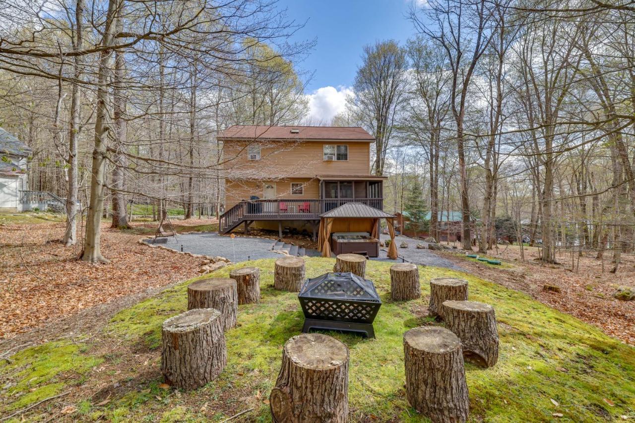 Cozy Big Bass Lake Home With Hot Tub And Game Room! Gouldsboro Екстер'єр фото